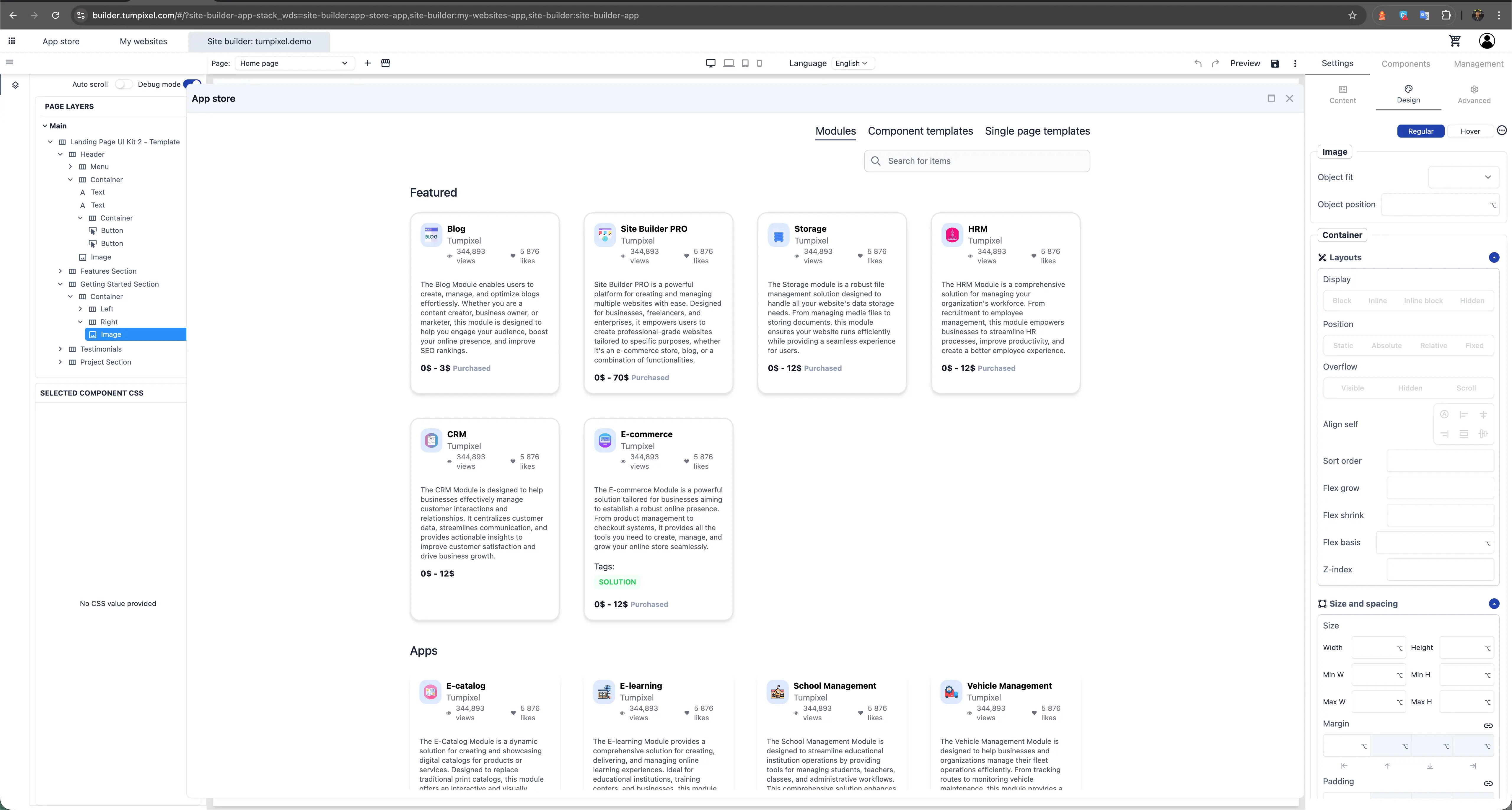 App Store – Modules