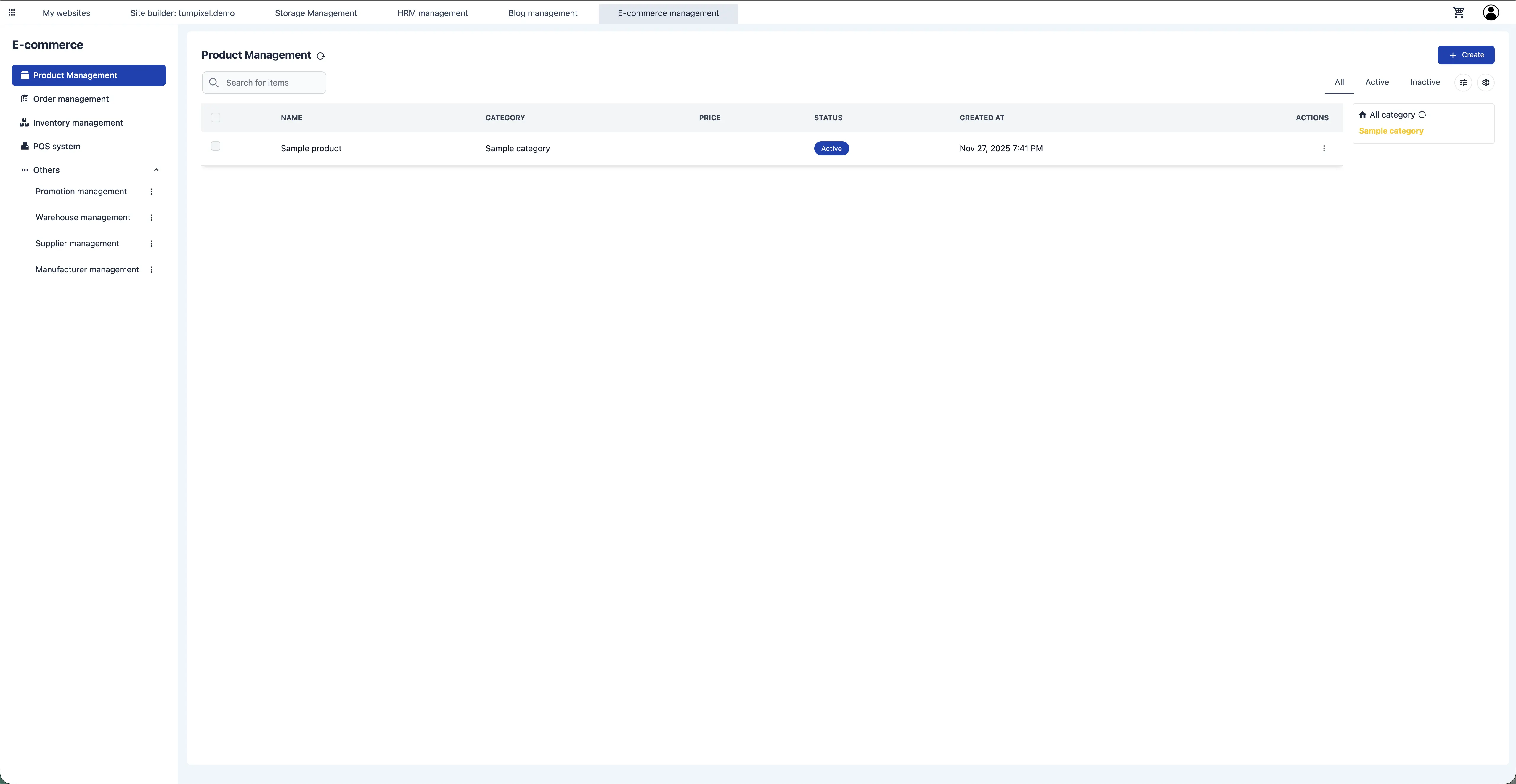 E-commerce Management
